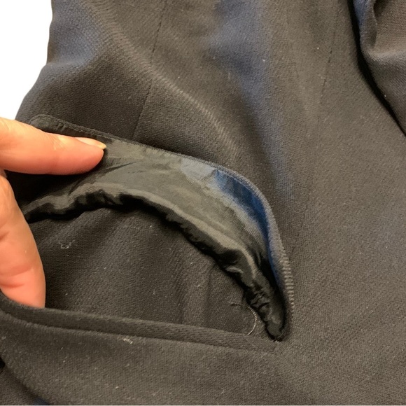 Charter Club | Navy Blue Blazer Shoulder Pad Single Button Career Professional - Picture 3 of 9